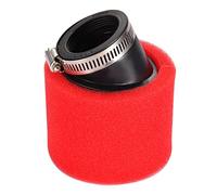 GOOFIT 45mm air filter double foam sponge cleaner red bevel angle mouth replacement for 50cc 70cc 90cc 110cc ATV quad buggy scooter 125cc 150cc dirt bike motorcycle go kart