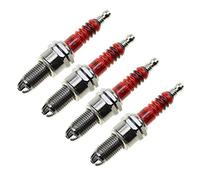 GOOFIT 4p/Ensemble Bougie à 3 électrodes D8TC d'allumage Remplacement pour 110cc 125cc 150cc ATV Moto Cross Go Kart Scooter Quad Dirt Bike
