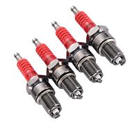 GOOFIT 4pieces F7TC Bougies d’allumage Remplacement pour GX120 GX160 GX200 GX240 GX270 GX340 GX390 Générateur de Moteur Tondeuse à Gazon Tracteur Pompe à Eau Rototiller Go Kart Mini-vélo