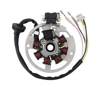 GOOFIT 5 fils 7 bobines d'allumage Magnéto Stator de rechange pour scooter chinois 2 temps AC JOG 50cc 90cc 2T 1E40QMB
