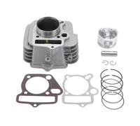GOOFIT 52.4mm Culasses Ensemble de Chemise de Cylindre Kit de Reconstruction Joints de Segment de Piston Remplacement pour 4 Temps LIFAN 110CC 125cc Moteur de Moto ATV Go Kart Pocket Dirt Pit Bike
