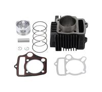 GOOFIT 52.4mm kit de Reconstruction d'assemblage de Chemise de Cylindre aval avec Remplacement de Piston de rondelle 4 Temps 110CC Moteur de Moto ATV Kart Hors Route vélo Pit Bike