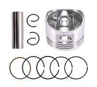 GOOFIT 52.4mm Pistons Motocross Kit Cylindre Le Piston Moto Cross Aller Kart ATV Remplacement pour Moto ATV UTV Quad Pit Dirt Bike Buggy Go Kart