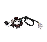 GOOFIT 6 Bobine Magnéto Stator Générateur d'Allumage Remplacement pour GY6 50cc 70cc 90cc 110cc 125cc Moped ATV Dirt Bike