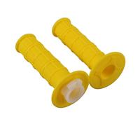 GOOFIT 7/8" 22mm 25mm (Y Compris le Tuyau D'Accélération Blanc) CNC Premium Twist Handlebar Throttle Grips Caoutchouc Remplacement pour 50cc-250cc Dirtbike Go Karts Atvs Scooters Pitbike Quad Jaune