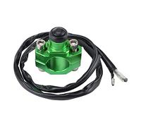 GOOFIT 7/8" 22mm Guidon 2 Fils CNC Kill Stop Switch Remplacement pour YZ250 YZ450 WR250 WR450 VTT Scooter Quad Mobylette Dirt Bike Green