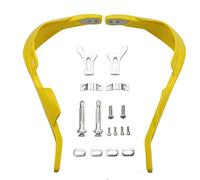 GOOFIT 7/8" en Alliage d'aluminium Cintre Main Brush Guards Protector Handguards Assy Remplacement pour Moto Motocross Pit Off-Road Dirt Bike VTT Jaune