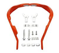 GOOFIT 7/8" en Alliage d'aluminium Cintre Main Brush Guards Protector Handguards Assy Remplacement pour Moto Motocross Pit Off-Road Dirt Bike VTT Orange