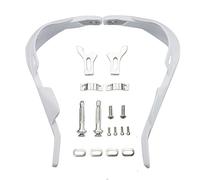GOOFIT 7/8" en Alliage d'aluminium Cintre Main Brush Guards Protector Handguards Assy Remplacement pour Moto Motocross Pit Off-Road Dirt Bike VTT Blanc
