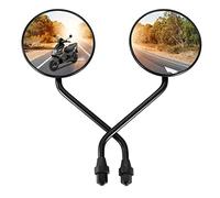 GOOFIT 8mm Noir Rond Miroirs RéTroviseurs En Plastique Remplacement pour 50cc 70cc 90cc 110cc 125cc 150cc 200cc 250cc ATV Scooter