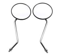 GOOFIT 8mm Universel rétroviseur Miroir Noir Ronde en Plastique Remplacement pour 50cc 70cc 90cc 110cc 125cc 150cc 200cc 250cc ATV Dirt Bike Go Kart Scooter Moto