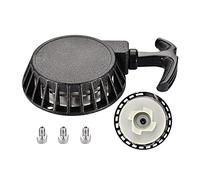 GOOFIT Black Pull Start Recoil Starter Assembly Remplacement pour 2 stroke 43cc 47cc 49cc Pocket Bike Brush Cutter ATV Mini Dirt Bike Scooter Water pump