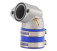 GOOFIT Collecteur D'admission De Carburateur De Moto Bleu Tuyau D'admission Remplacement pour GY6 150