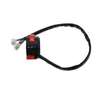 GOOFIT Commutateur de guidon de rechange à trois fonctions de 2,2 cm pour quad, roues de 50 cc, 70 cc, 90 cc, 110 cc, 125 cc, 150 cc, quad, moto, scooter, VTT, motoneiges