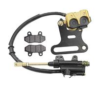 GOOFIT Ensemble De Maître-Cylindre De Frein d'Étrier Hydraulique Arrière Avec Plaquettes De Frein Remplacement pour 70cc 110cc 125cc 150cc Atv Quad