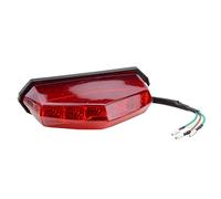 GOOFIT Feu arrière Universel en Plastique Rouge/Blanc Remplacement pour VTT Scooter vélo