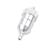 GOOFIT Filtre à essence en aluminium Remplacement pour mini vélo de vélo de moto ATV argent