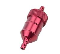 GOOFIT Filtre à essence en aluminium Remplacement pour mini vélo de vélo de moto ATV rouge