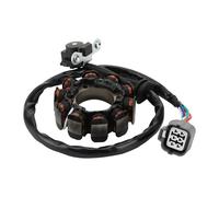 GOOFIT Génératrice Magnéto Stator Bobine D'Allumage 10 Spires 6 Fils Remplacement pour KLR 450R KLX 450A 2008-2009 2012-2019 21003-0070 21003-0090