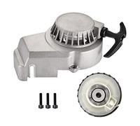 GOOFIT Gris Démarrage Tirez Lanceur 2-Temps 49cc 47cc Scooteur de Poche ATV Tirez Démarrer Bouton Mini Remplacement pour Moto ATV UTV Quad Pit Dirt Bike Go Kart