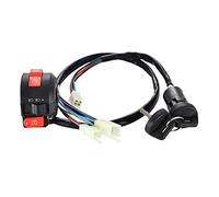 GOOFIT Interrupteur Remplacement pour Guidon de Moto avec clé d'allumage Remplacement pour 50 CC 70 CC 90 CC 110 CC 125 CC ATV Scooter Quad