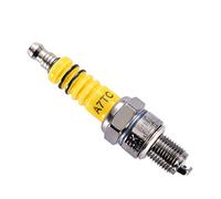 GOOFIT Jaune A7TC Bougie d'allumage haute performance remplacement pour moto bougie d'allumage remplacement pour cyclomoteurs 50cc 70cc 90cc 110cc et ATV 150 bougie d'allumage remplacement pour karts et scooters