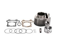 GOOFIT Kit Piston Cylindre 57.4mm Remplacement pour Scooters Quad 4 Temps GY6 150cc