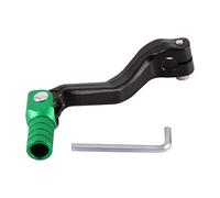 GOOFIT Leveau D'Engrenage en Alliage D'Aluminium Noir et Vert Leveau D'Engrenage Pliant Pédale Remplacement pour Cb250 Motocross Bike ATV Dirt PitBike