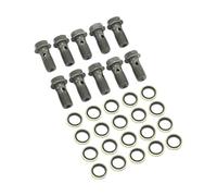 GOOFIT M10 X 1,25 Frein De Frein 10pcs Pied D'Étrier De Frein Caliper Master Cylindre Remplacement pour 50CC 70CC 90CC 110CC 125CC 250CC 250CC 250CC VTT Quad Kart