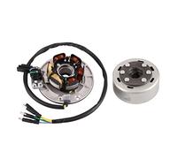 GOOFIT Magneto Stator Volant Rotor Kit Remplacement pour YX 140cc 150cc 160cc Pit Dirt Bike