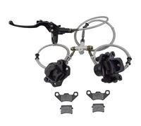 GOOFIT Moto Frein à Disque Avant Ensemble D'éTrier De MaîTre Cylindre Hydraulique avec Plaquettes De Frein Remplacement pour Chine 110cc 125cc 150cc 200cc 250cc ATV Quad Buggy
