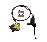 GOOFIT Moto Frein Avant à Disque MaîTre Cylindres avec Plaquettes De Frein Remplacement pour 50cc 70cc 90cc 110cc 125cc 150cc SUV