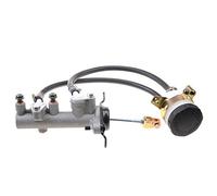 GOOFIT Moto Pompe De MaîTre Cylindre De Frein avec RéServoir De RéServoir De Liquide De Frein Remplacement pour 400 500 700 800