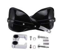 GOOFIT Noir 22mm Main Gardes Brosse Bar handbrush Poignée Barre Guidon Protection sécuritaire Remplacement pour Offroad Pit Dirt Bike Moto Motocross Scooter ATV Go Kart