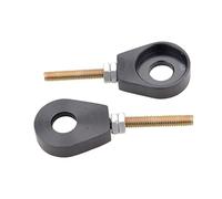 GOOFIT Noir Ensemble d’ajusteurs de chaîne de Performance 15 mm Remplacement pour Moto Tout Terrain Couleur Noire