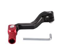 GOOFIT Noir et Rouge Aliage d'Aluminium Leveau d'engrenage Leveau De déplacement Pédale Leveau d'engrenage Pliable Remplacement pour Cb250 Motocross Bike ATV Dirt PitBike