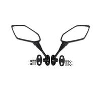 GOOFIT noir polygonal Motorcycle rétroviseur 360 degrés pivotant montage vissé clip de fixation Remplacement pour kwasaki CBR cbr900 cbr919 cbr929 1000 UTV mobile ATV scooter Quad Pit off Road bike