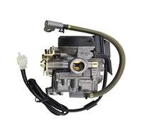 GOOFIT PD18J 18mm Carburateur Carb avec Pompe Accelerator Remplacement pour GY6 50cc 139QMB Scooter Mobylette