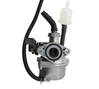 GOOFIT PZ19 19mm 110cc Carburateur avec Choke Main Half Zinc et Demi Aluminium Remplacement pour VTT Go Kart Dirt Pit Bike Quad