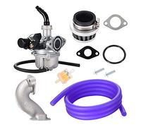 GOOFIT PZ19 Carburateur avec Kit de reconstruction de carburateur de filtre à air Remplacement pour XR CRF 50cc 70cc 90cc 110cc 125cc Moped ATV Taotao Sunl Kazuma