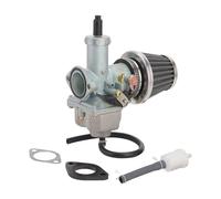 GOOFIT PZ30 30mm Carburateur + Interrupteur Bouchon D'huile Câble + Tube + Filtre À Huile + Caoutchouc Bois Mat + Papier Mat Remplacement pour 125cc 250cc ATV Scooter Dirtbike Go Kart Pocketbike