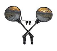 GOOFIT Rétroviseurs latéraux à vis de conversion de 8 mm et 10 mm - Ajustement à 360° - Guidon rotatif - Compatible avec ATV UTV Dirt Bike Quad Scooter Cyclomoteur Moto Go Kart Buggy Quad Buyang