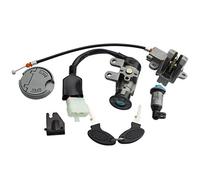 GOOFIT Scooter Interrupteur D'allumage de clés Scooter Chinois Remplacement pour GY6 50cc 150cc Scooter Chinois Pièces de Verrouillage gaz Bouchon