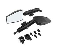 GOOFIT Universal Aventure Rétroviseur Convexe Pliable 360 Degrés Remplacement pour ATV UTV Scooter Dirt Bike Buggy Off-road Bikes