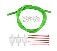 GOOFIT vert moto gaz carburant filtre ligne pinces à ressort pinces tuyau tuyau intérieur dia moto huile essence universel dirt atv cyclomoteur scooters pack de poche vélo