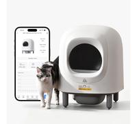 GoofyPet Litière autonettoyante, boîte à litière Automatique pour Chat avec contrôle par Application, capteurs de sécurité intelligents pour Plusieurs Chats, élimination des déchets sans Odeur avec