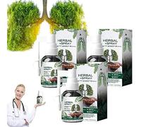 Googeer Herbal Lung Cleanse Brume - Soutien pulmonaire puissant - Vaporisateur de nettoyage des poumons à base de plantes Googeer, 4 semaines - Nettoyage et réparation, brume à base de plantes