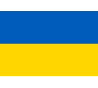 GOOGIT Drapeau national Ukraine résistant aux intempéries avec 2 œillets en métal - Drapeau national 90 x 150 cm (Ukraine)