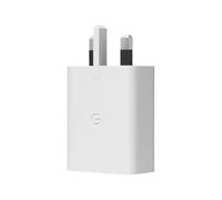 Google - Adaptateur secteur - 30 Watt - 3 A - PD 3.0 (USB-C) - sur le câble : USB-C - blanc - Europe