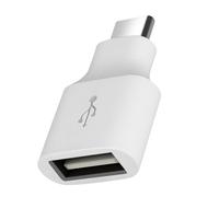 Adaptateur Google Original USB OTG femelle vers USB-C mâle, Blanc